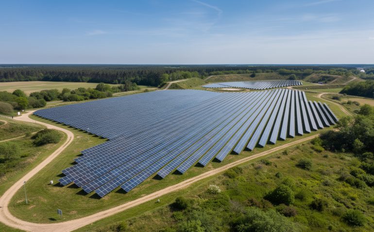 découvrez la transformation du site olympique de tir sportif de châteauroux en une mer solaire grâce à l'installation de 43 000 panneaux photovoltaïques, un pas majeur vers l'énergie durable.