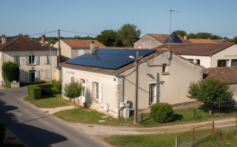 découvrez comment un village des deux-sèvres alimente ses bâtiments communaux grâce à l'énergie solaire produite par les panneaux installés sur l'école locale, une initiative écologique et économique.